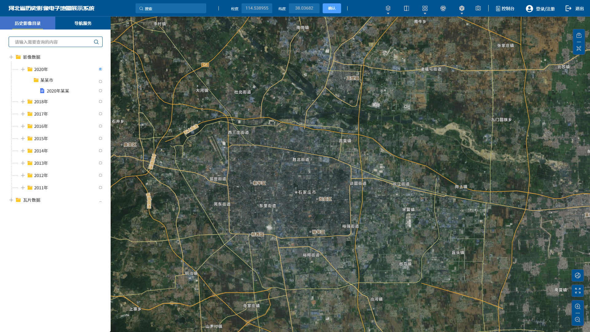 全面推進“河北省歷史影像電子地圖展示系統(tǒng)”平臺建設